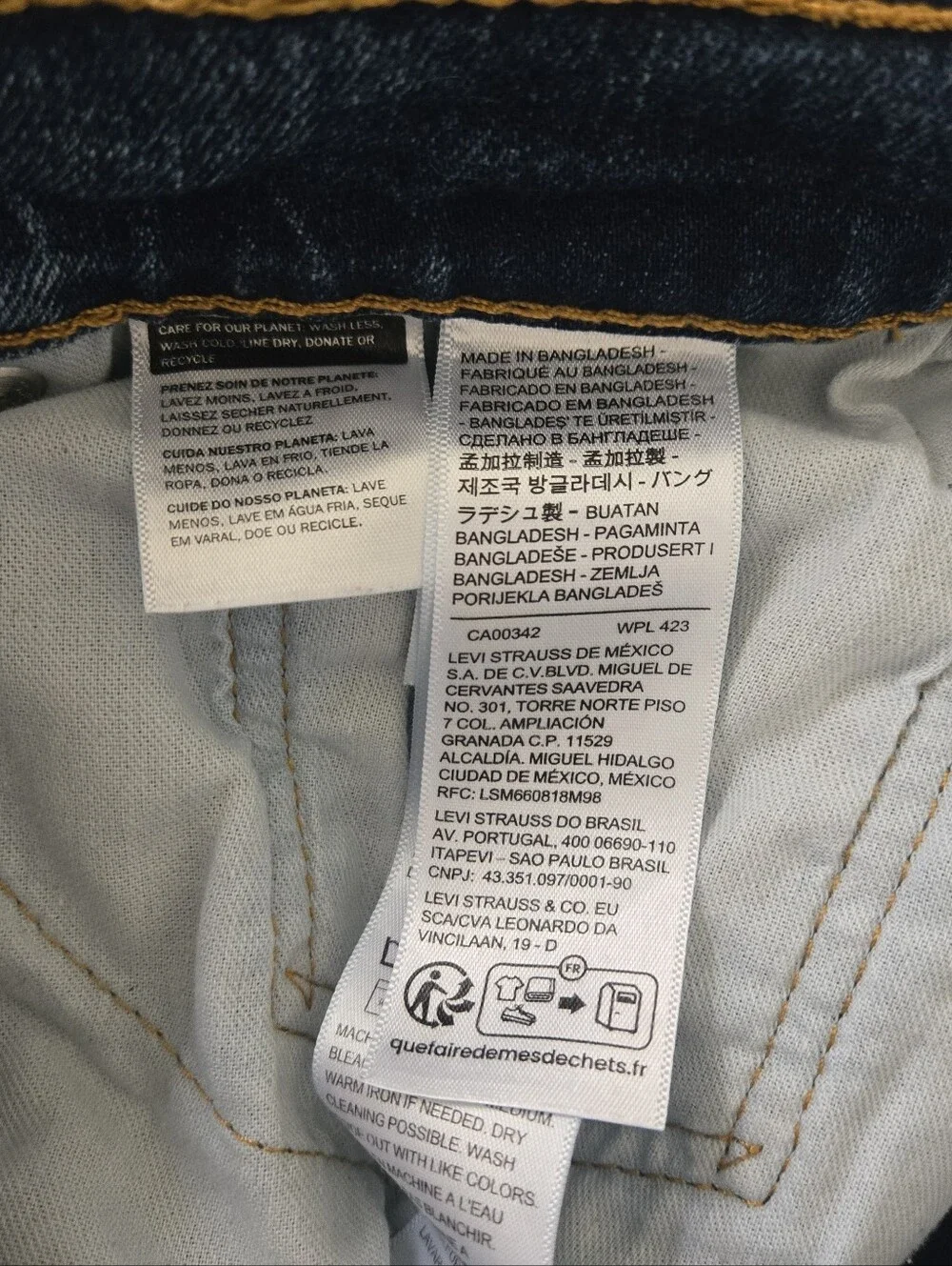 Levis 505 Medium Wash Jeans Size Waist 32 L32 - Picture 8 of 10